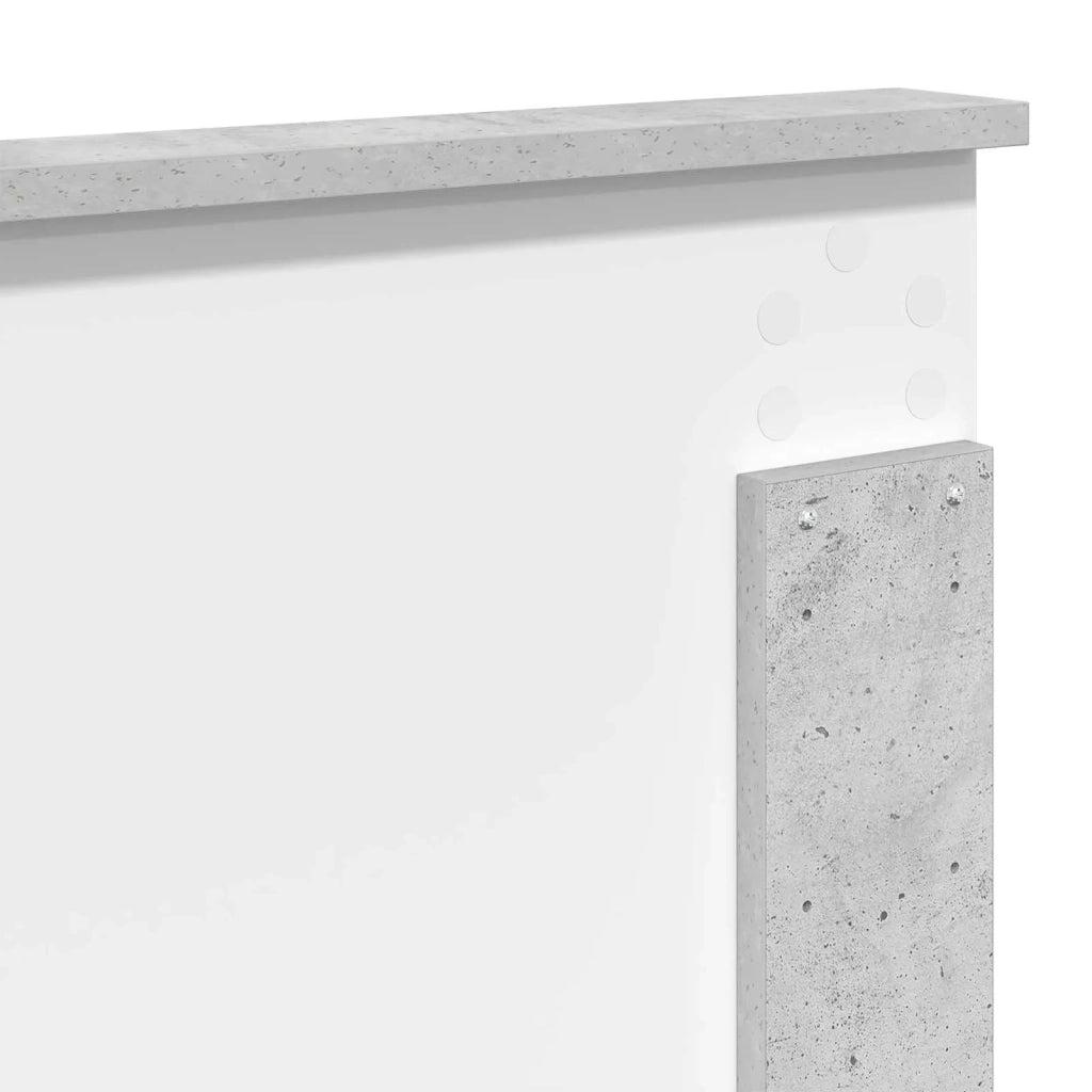 Testiera | Testata Grigio Cemento 100 cm Legno ingegnerizzato