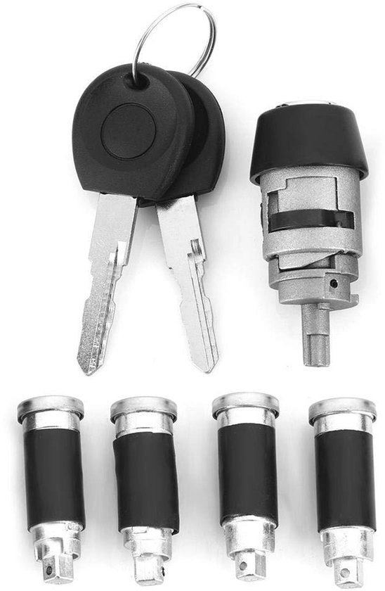 Contattino 7 posizioni - Alluminio - Chiave a cilindri - Adatto per T4 1990-2003 - Incluso 5 x Contattino - 2 x Chiavi - Chiave a cilindri