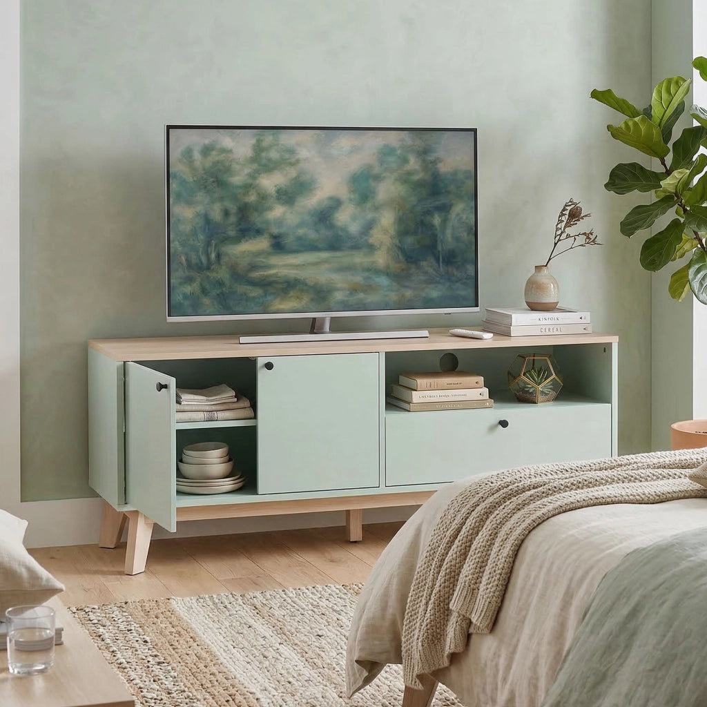Mobile TV ¨C Minimal ¨C Verde chiaro 120x30x?