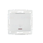 Interruttore campanello LED LOGI bianco Kanlux 25075