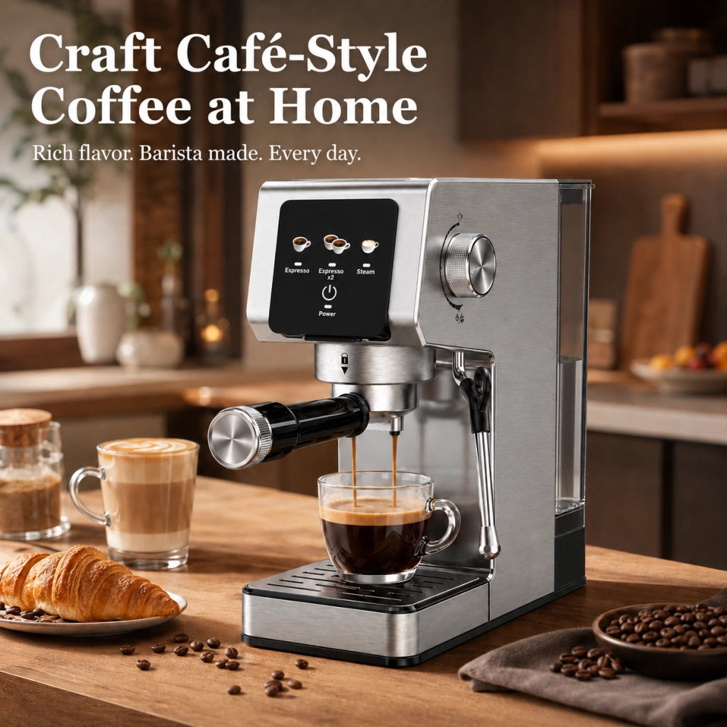 Macchina per caff¨¨ espresso ¨C zephmum ¨C 1350W touchscreen 1.2L