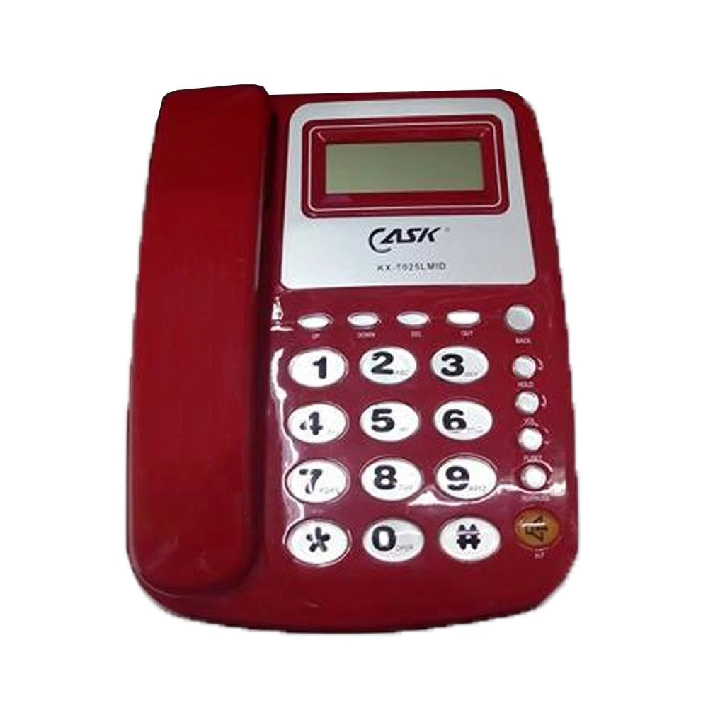Trade Shop - Telefono Fisso Con Tasti Grandi Apparecchio Telefonico Kx-t025lmid -