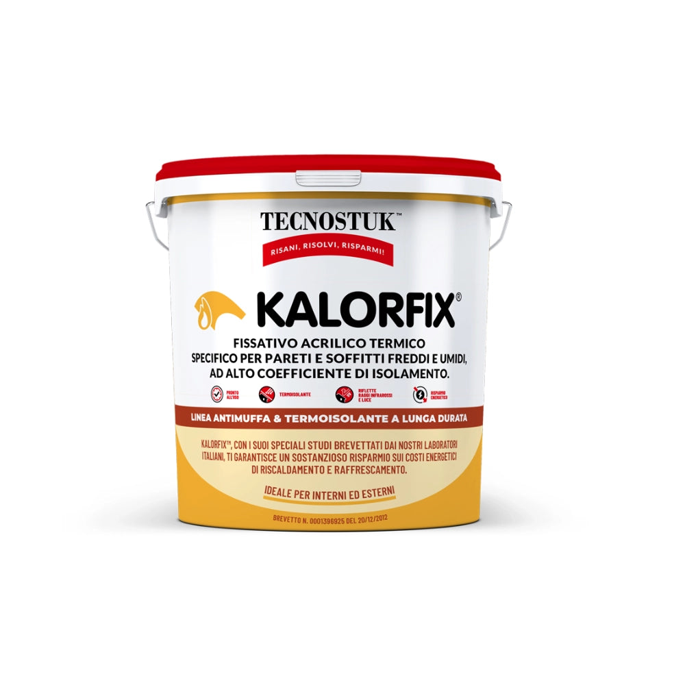 Kalorfix fissativo termico specifico per pareti e soffitti freddi e umidi *** formato 1 lt, confezione 1