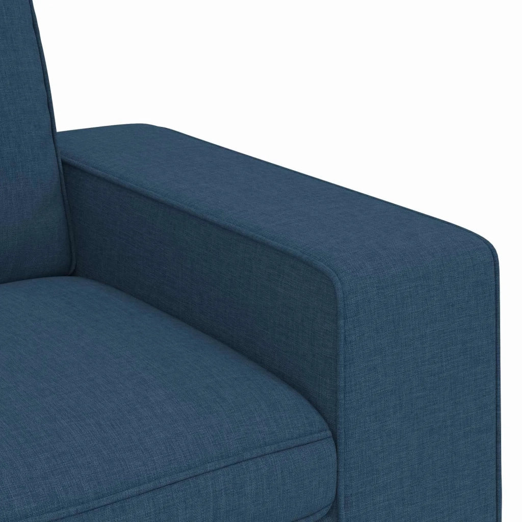 Divano Blu 222 x 80 x 82 cm Tessuto