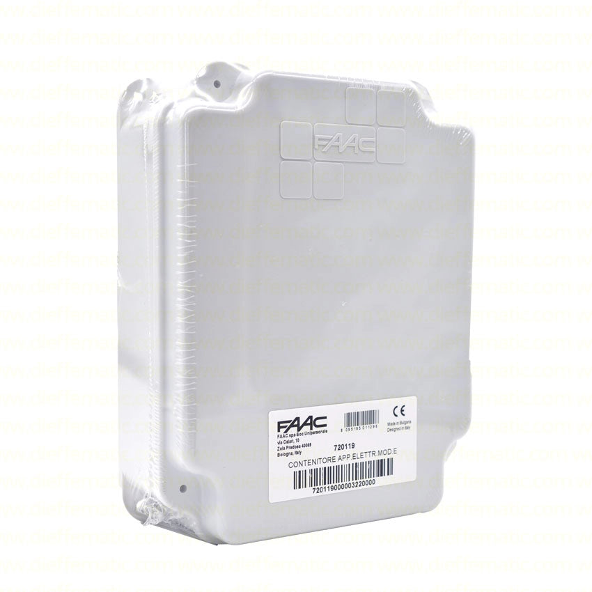 CONTENITORE MOD. E PER SCHEDE ELETTRONICHE ELETTRONICA DI COMANDO FAAC 720119