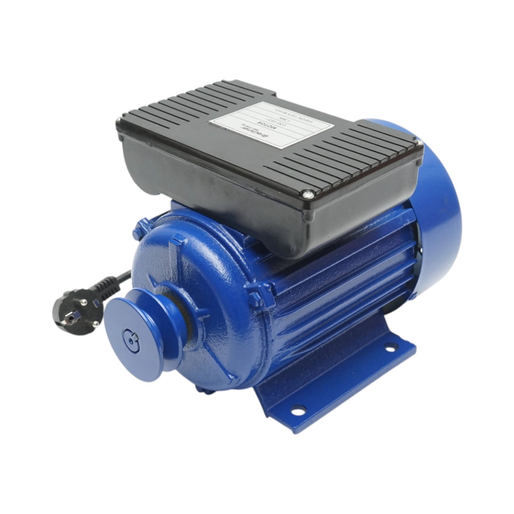 Motore elettrico monofase 1,3KW, 220V, velocità 2800 giri/min, statore 120x90mm Breckner Germany