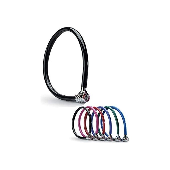 Master Lock 8631 Quantum Cavo Antifurto a Combinazione 3 cifre 55 cm diametro 6 mm colore Mix