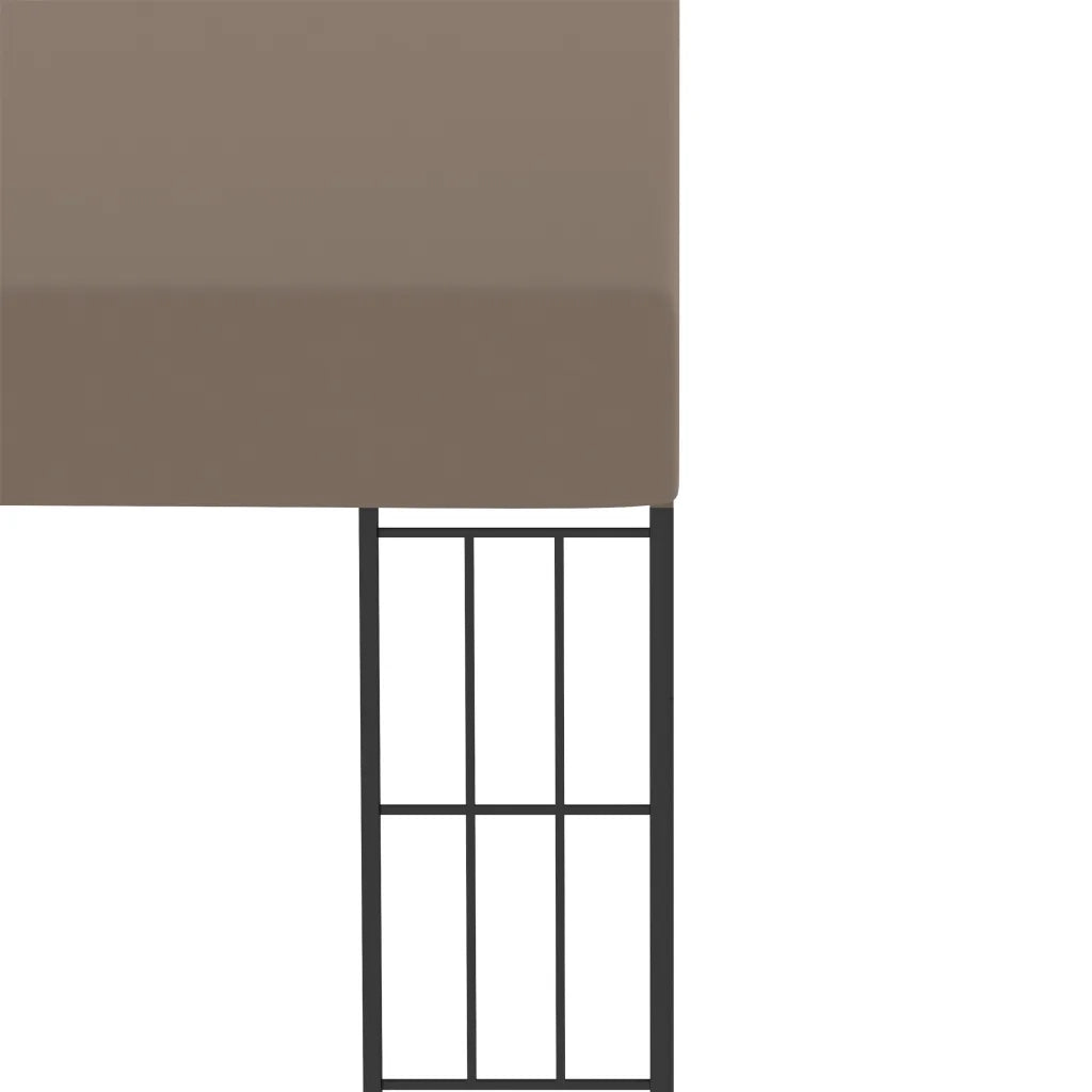 Gazebo a Parete 4x3 m Talpa in Tessuto 312261
