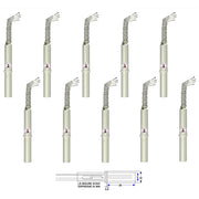 10 CONTATTI MAGNETICI DA INCASSO PER INFISSI NON FERROSI Securvera ST-415CPXSMPA