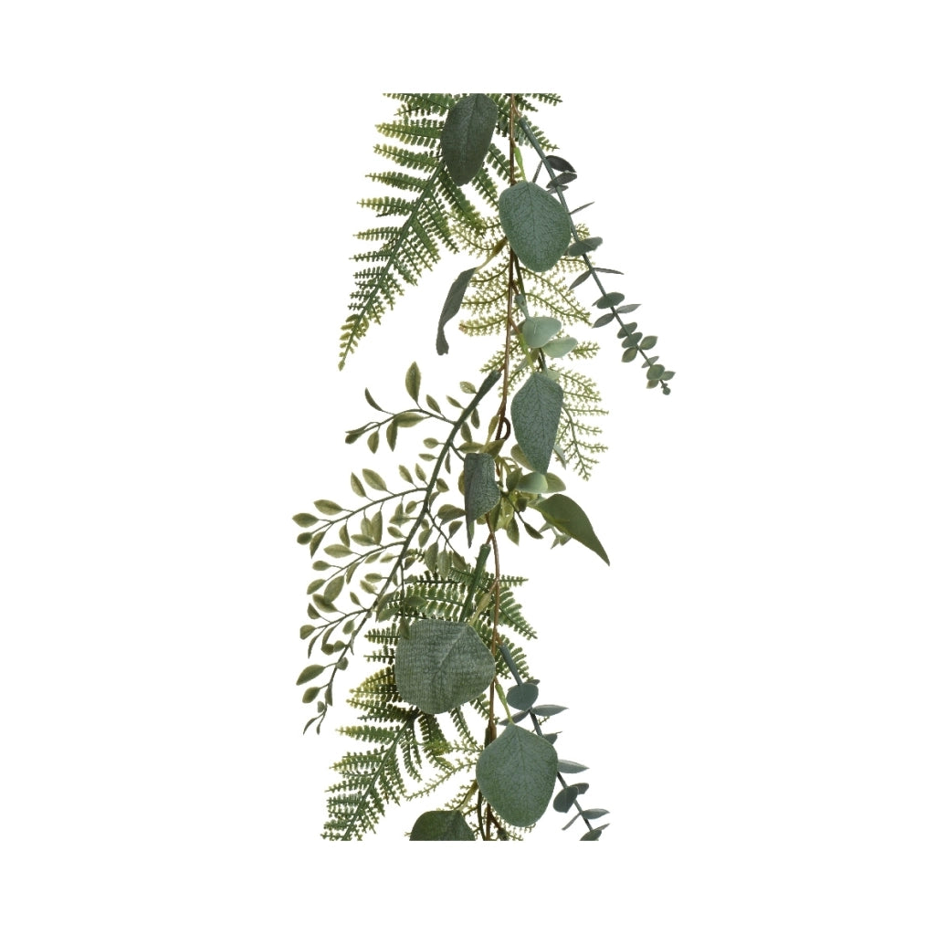 GHIRLANDA DI EUCALIPTO 180X20XH8CM IN PLASTICA.