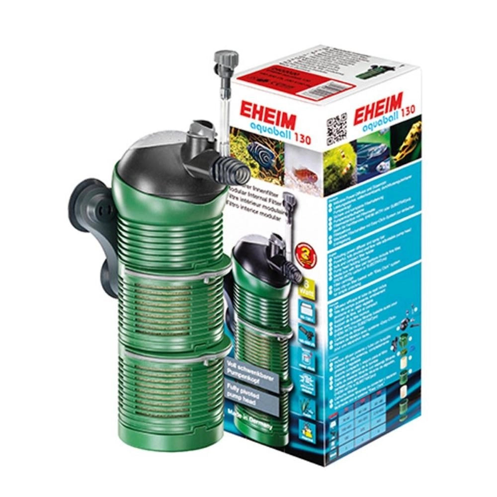 Eheim Aquaball Filtro Interno Modulare Completo di Pompa Regolabile, Sistema Venturi e Spray Bar Modello: 130