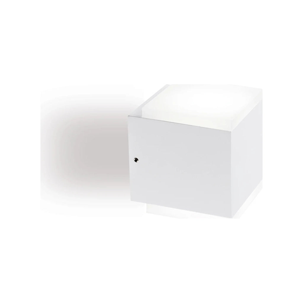 Applique Esterno Interno In Alluminio Bianco Led 7,2+7,2W 700 Lm 3000K Tango