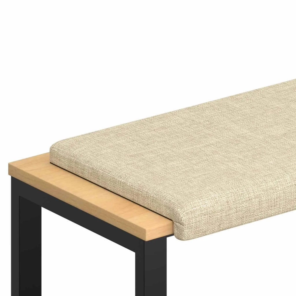 Cuscino per panchina Tessuto Crema Profondità 35 cm 42043246
