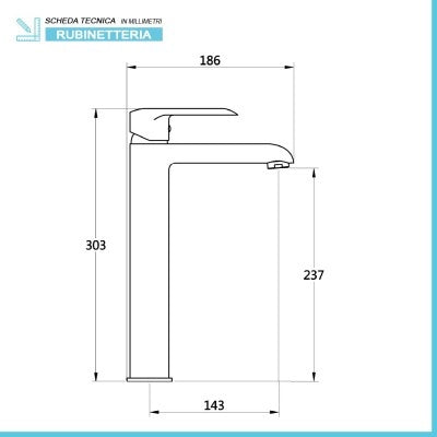 Set miscelatori lavabo e bidet cromati serie Dalila