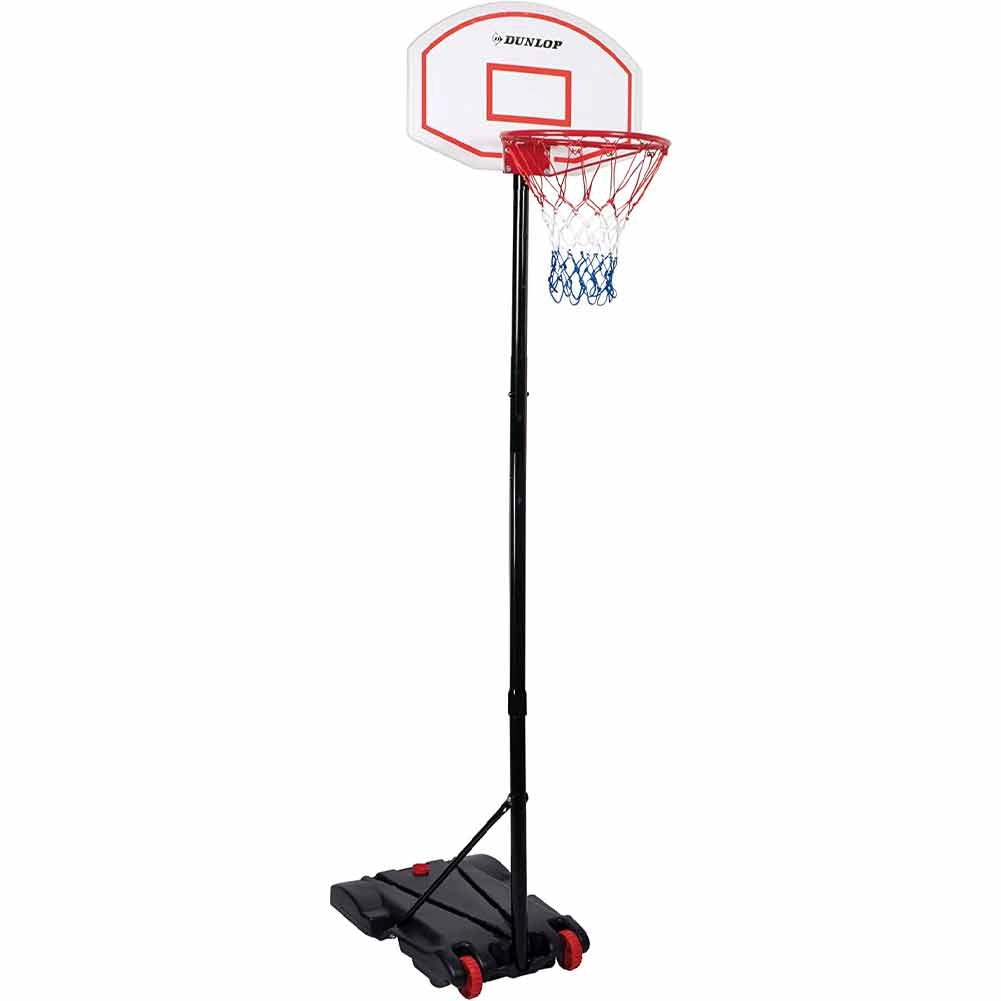 Canestro da Basket Supporto Altezza Regolabile per Esterni Pallacanestro Sport Dunlop