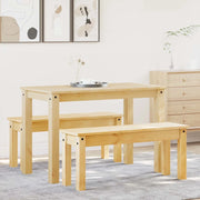 Set da Pranzo 3 pz PANAMA in Legno Massello di Pino 3345164