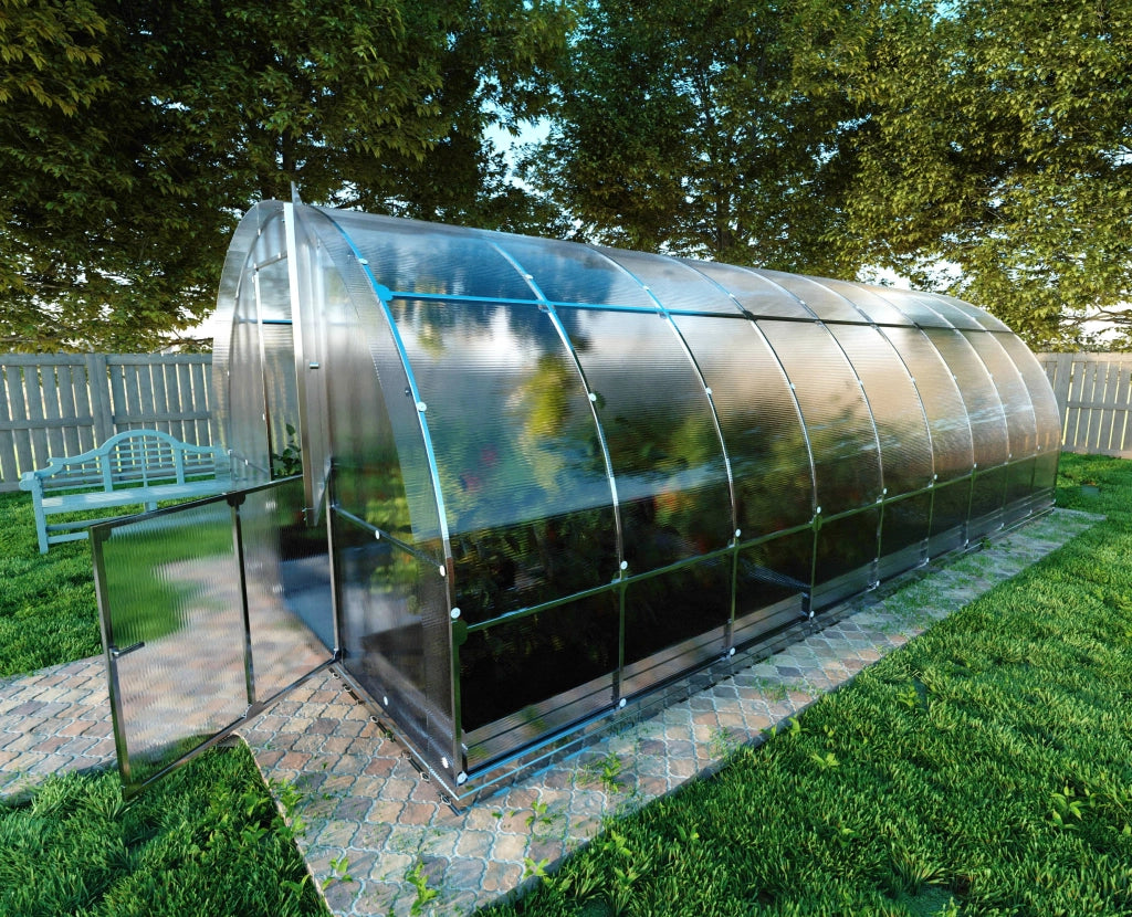 Serra da giardino KLASIKA TUBE 3 x 6 m (18 m²), 6 mm con rivestimento in policarbonato
