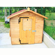 Canile in Legno con pavimento, perline da 19mm mod. C150