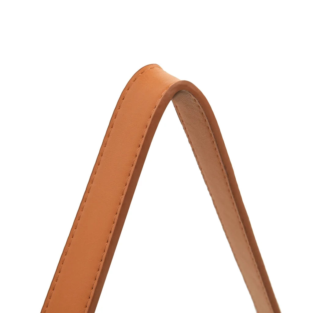 Specchio da Parete con Cinghia 50 cm Nero 320367