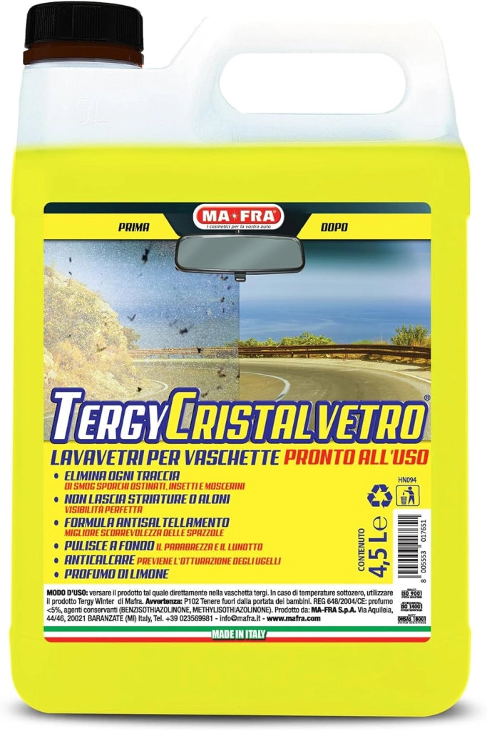 Ma-Fra, Tergy Cristalvetro, Liquido Lavavetri Per Vaschette Tergicristallo