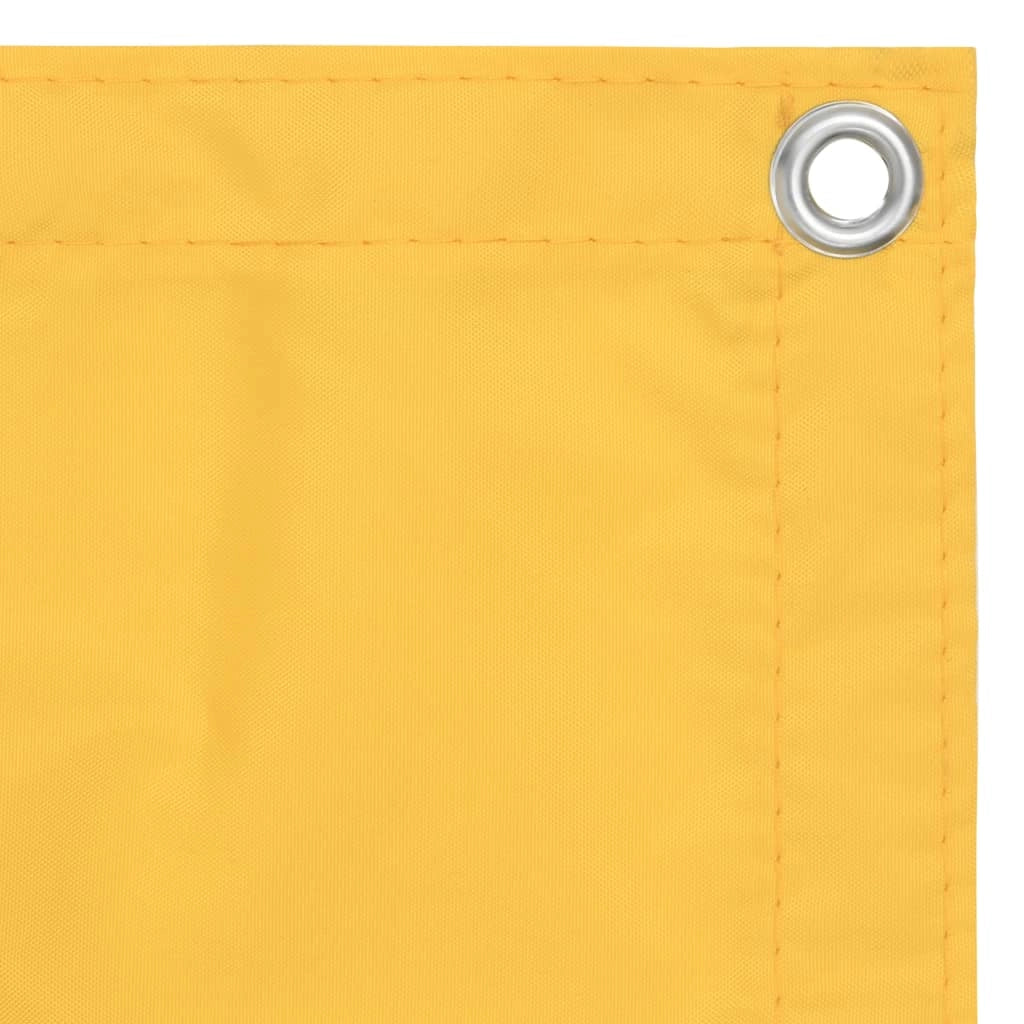 Paravento per balcone 120 x 500 cm tessuto oxford giallo 02_0010188