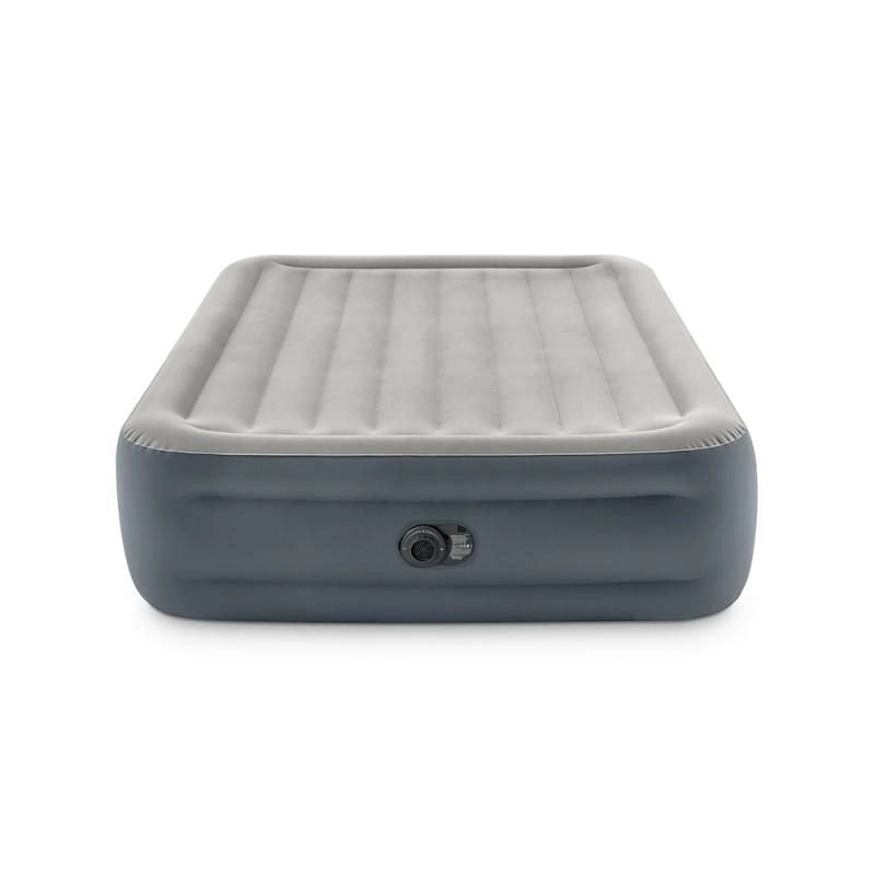 Intex 64126ND Materasso Dura-Beam Essential Rest Matrimoniale con Pompa Elettrica Incorporata 152x203x46 cm Single Matrimoniale Versione 2023