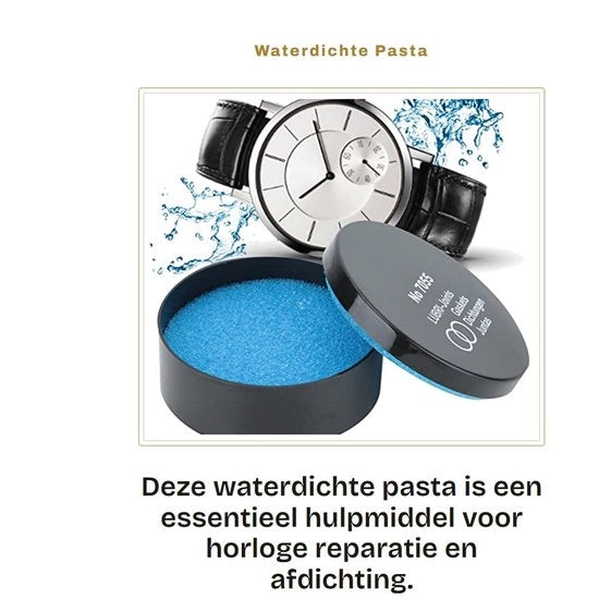 Afdichting per Pasta per Oreficeria - Impermeabile - Pasta a Silicone - Riparazione dell'Orologio - Afdichtante - 3 Pezzi - Utilizzo Duraturo - Pasta per Oreficeria