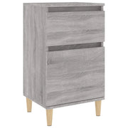 Comodino | Armadio da Notte | Mobiletto da notte Grigio Sonoma 40x35x70 cm