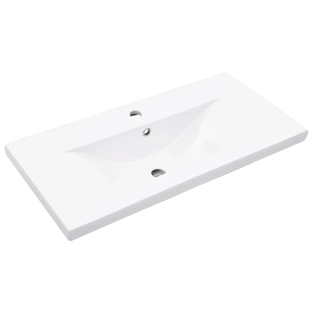 Set Mobili da Bagno 2 pz Grigio Cemento in Legno Multistrato 3324909