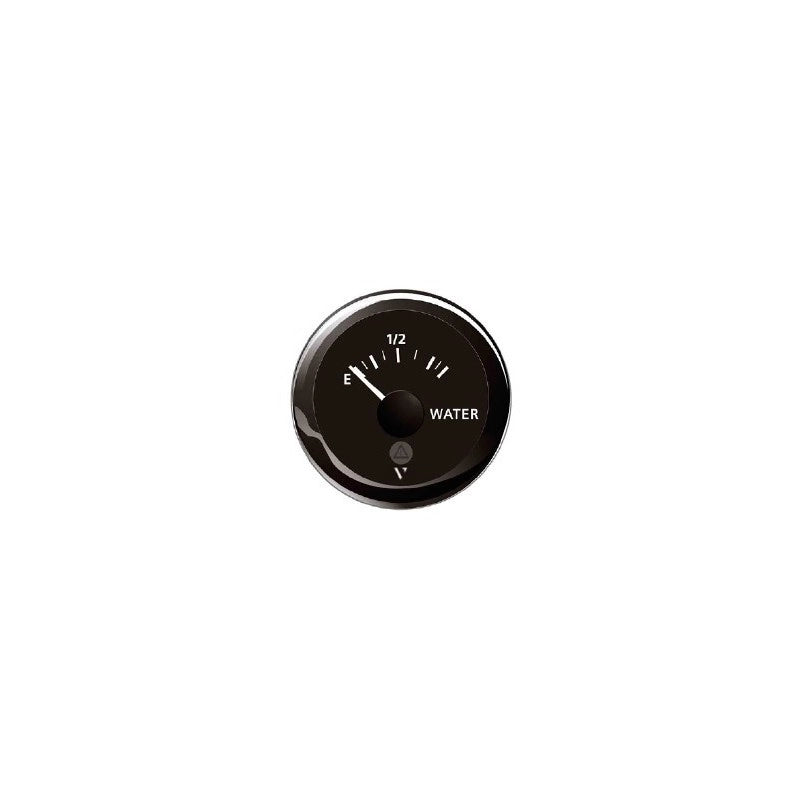 INDICATORE NERO PER ACQUE CHIARE CLEAN WATERS LEVEL INDICATOR WHITE SCALE 0-1/1 12/24V