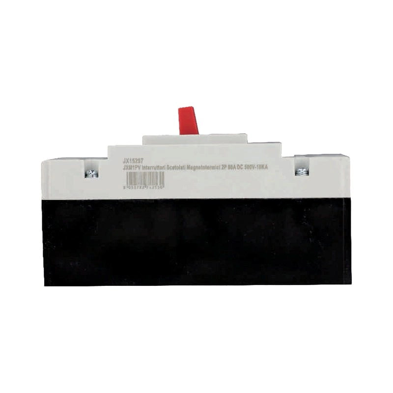 MCCB Interruttori Scatolati Magnetotermici DC Fotovoltaico 2P 10kA 80A DC 500V IP20 IEC60947-2