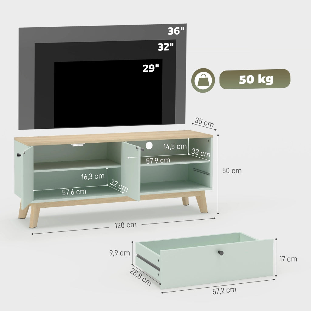 Mobile TV ¨C Minimal ¨C Verde chiaro 120x30x?
