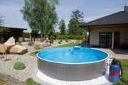 Azuro 402 DL - 4,6mx 1,2m, RATTAN - senza scala e filtro, con fori fuori asse