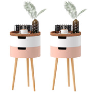 Tavolino da caff¨¨ a 3 livelli con vani ¨C Minimal ¨C Multicolore
