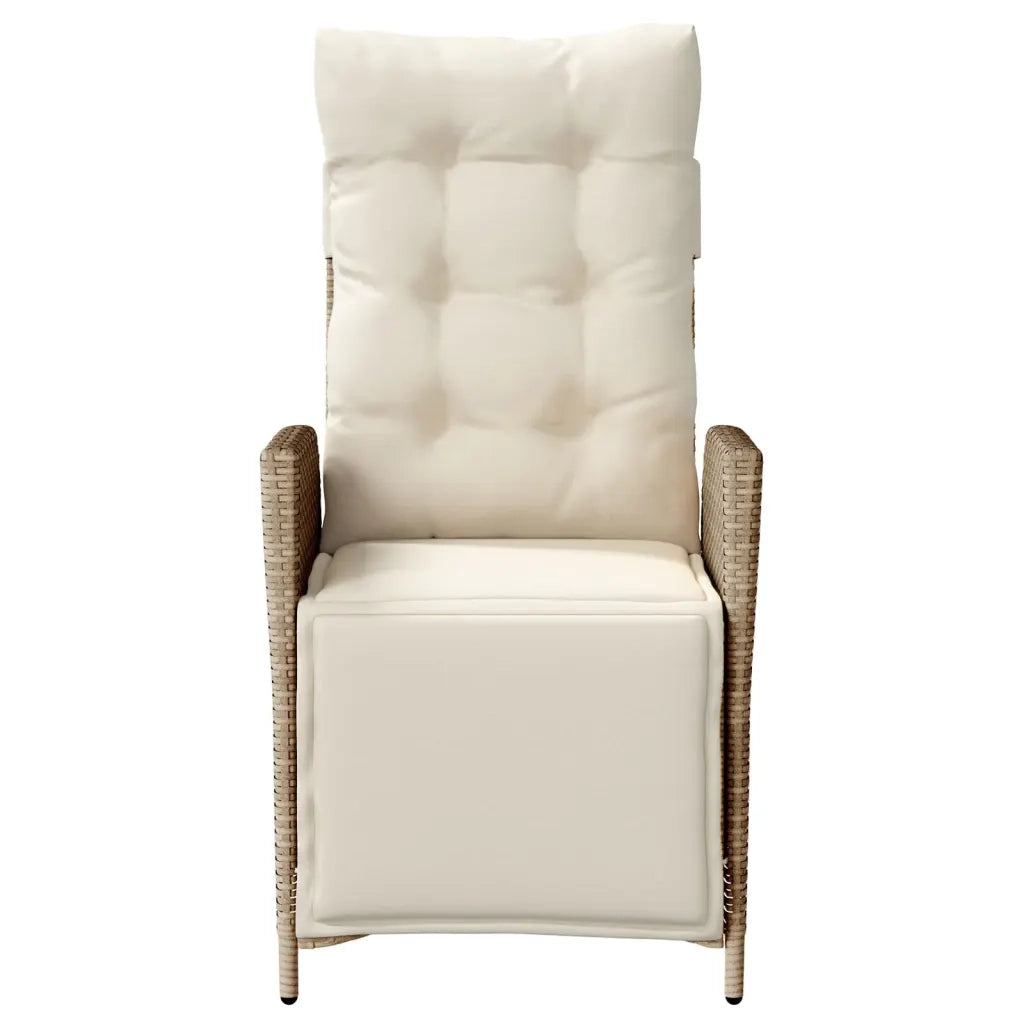 Set da Bistrò 3 pz con Cuscini Beige in Polyrattan 365300