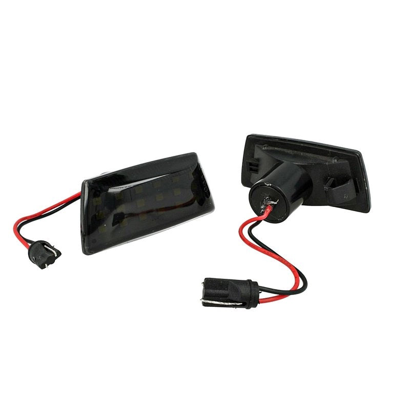 Kit Freccia Laterale a Led Side Marker Lente Nero Fume Luce Bianco Per Opel Vauxhall Adam Astra H J D Insignia Meriva B Zafira Chevrolet Cruze J300
