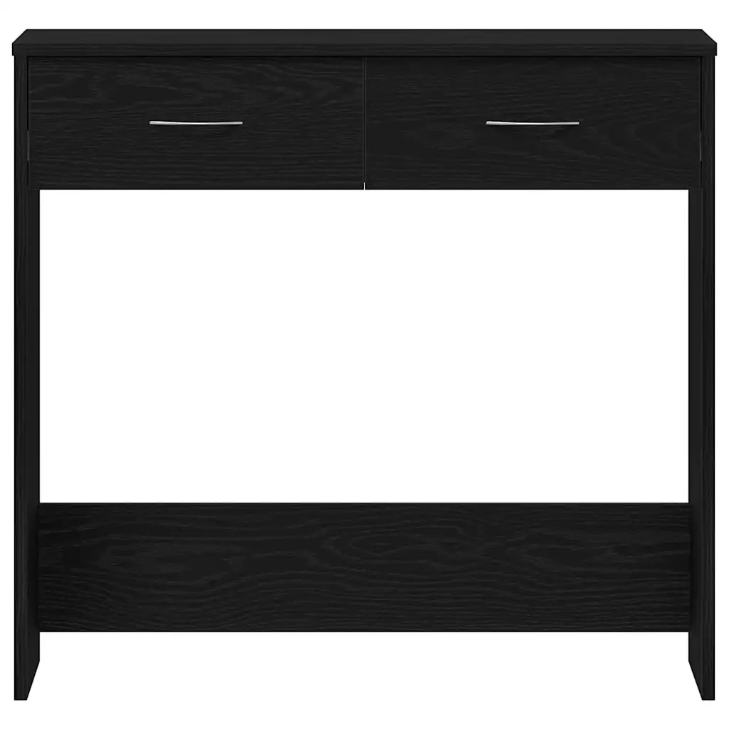 Scrivania Rovere Nero 80 x 40 x 75 cm Legno multistrato 862480
