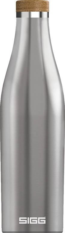 SIGG Meridian Brushed Uso quotidiano 500 ml Bamboo, Acciaio inossidabile Acciaio spazzolato
