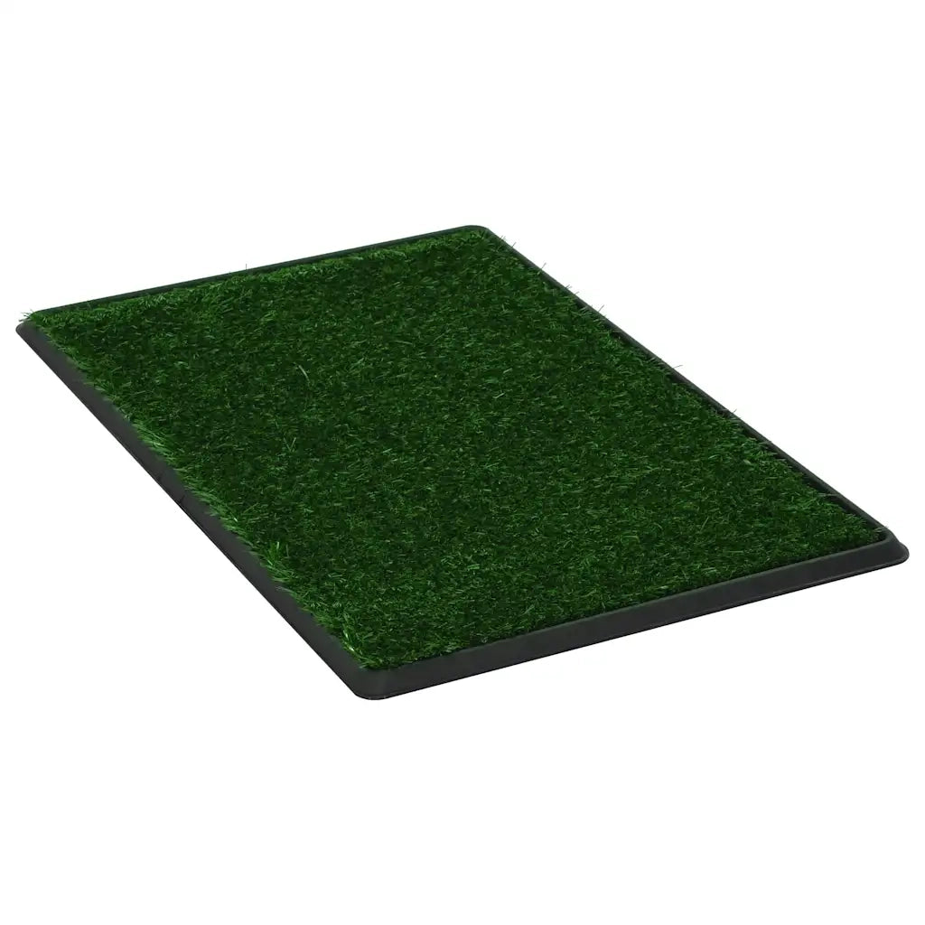 Toilette Animali con Vassoio e Prato Finto Verde 76x51x3cm WC 170769