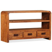 Mobile TV | Armadietto TV | Mobile Porta TV in Legno Massello di Acacia 90x30x55 cm