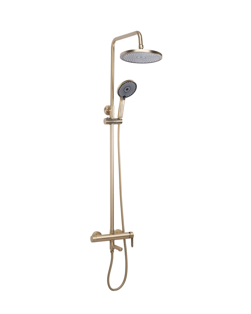 Set Doccia Rea Arcos Brush Gold