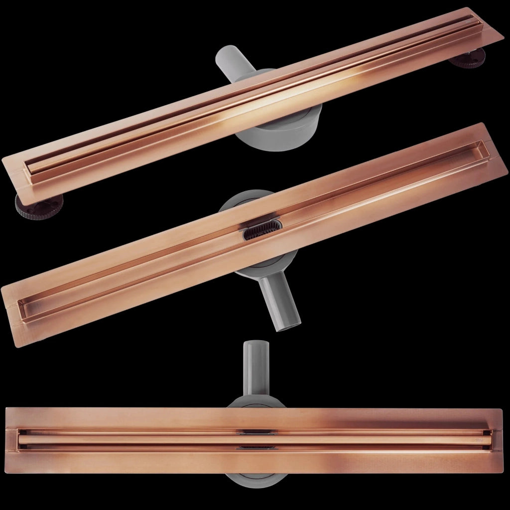 Scarico Lineare Rea Neox Slim Pro Brushed Copper 60