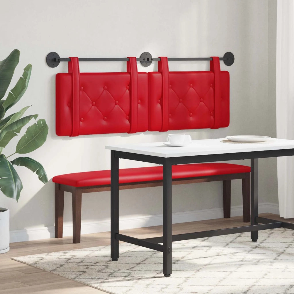 Testiera | Testata sospesa Rosso Similpelle