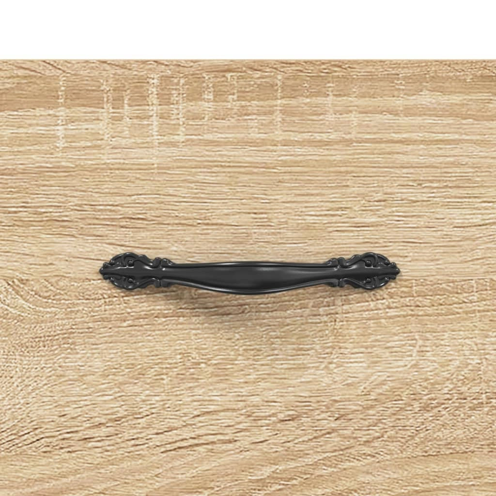 Buffet credenza cassettiera armadio mobile contenitore organizer cucina soggiorno rovere Sonoma 69,5 x 34 x 90 cm legno ingegnerizzato marrone 02_0031629