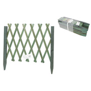 Trade Shop - Traliccio In Legno Rete Estensibile Verde Rampicanti Staccionata 95 X 49 Cm -