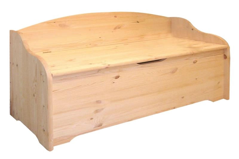 BAULE CASSAPANCA IN ABETE MASSELLO ALBERIAMO 100 X 41 X 67H CM