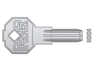 CHIAVE GREZZA PUNZONATA 7300.1- - mm.28 - 5 pezzi PREFER