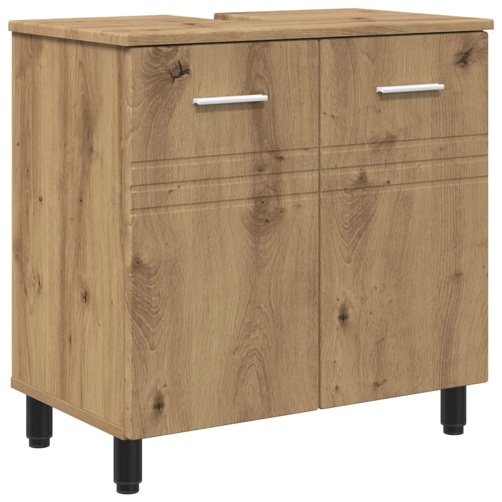 Mobiletto da bagno Rovere Artigianale 60 x 35 x 60 cm 889414