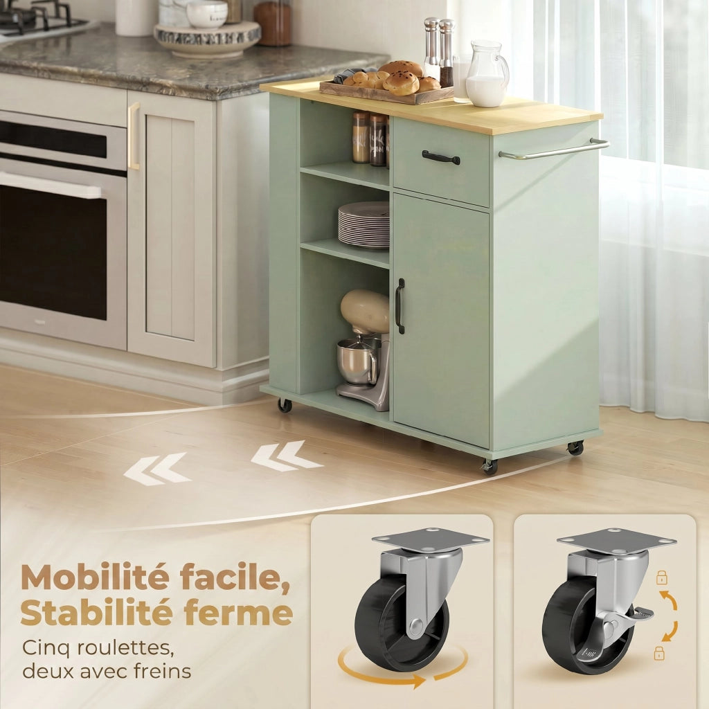 Carrello da cucina ¨C Minimal ¨C verde