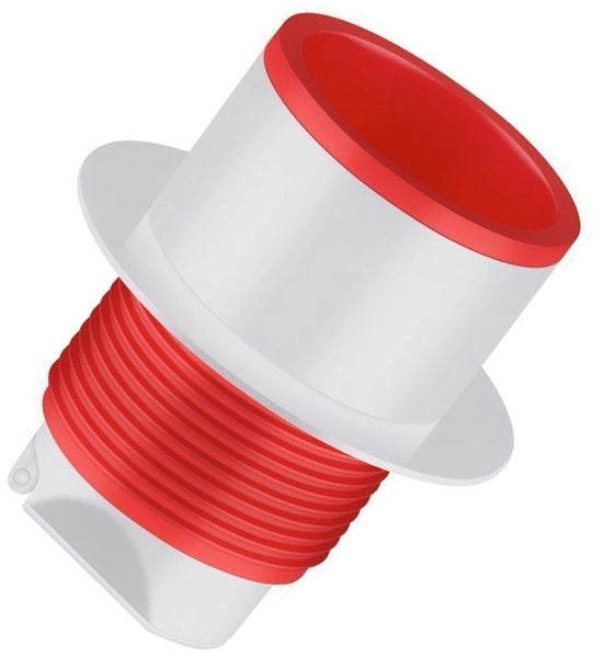 Blocco di scarico in PVC - Prevenzione della reflusso - Prevenzione dell'odore - Installazione facile - Adatto per tubi da 50/75 mm - Materiale duraturo - Blocco di scarico per tubi